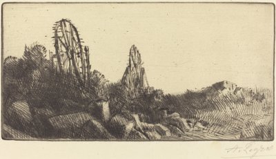 A régi versenypálya Montrouge-ban Montrouge-i régi kőbányák. alkotó: Alphonse Legros