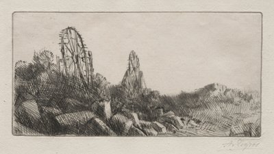 A montrouge-i régi kőbányák. alkotó: Alphonse Legros