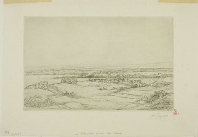 Síkság a tó mellett alkotó: Alphonse Legros