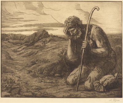 A tékozló fiú, 6. lap („A tékozló gyermek”) alkotó: Alphonse Legros