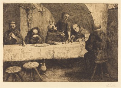 Refektórium (Le refectoire) alkotó: Alphonse Legros