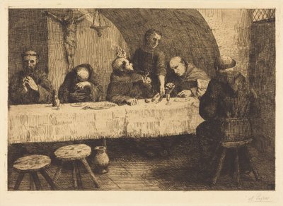 Az ebédlő alkotó: Alphonse Legros