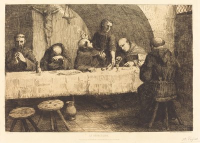 A Refektórium Le refectoire. alkotó: Alphonse Legros