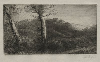 A fűre nyújtózkodó utazó c. 1888. alkotó: Alphonse Legros