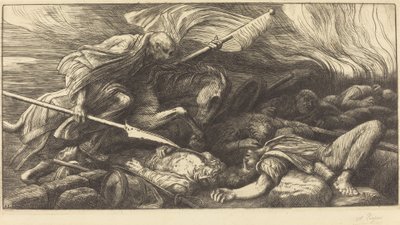 A halál diadala: A csata után Le triomphe de la mort: Apres le combat. alkotó: Alphonse Legros
