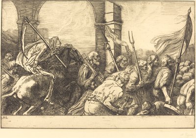 A halál diadala: távozás A halál diadala: a távozás. alkotó: Alphonse Legros