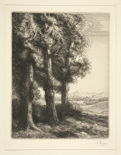 Három fa alkotó: Alphonse Legros