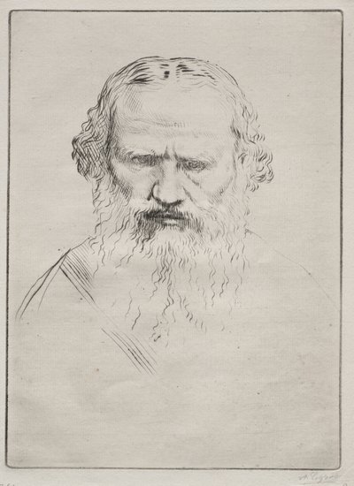 Tolsztoj. alkotó: Alphonse Legros
