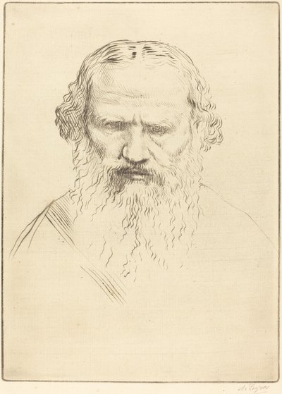 Tolsztoj. alkotó: Alphonse Legros