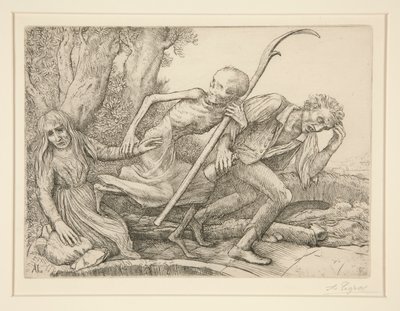A halál diadala: Halálvezető L alkotó: Alphonse Legros