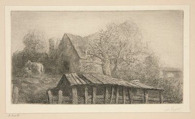 Egy régi fogadó alkotó: Alphonse Legros