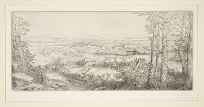 Egy völgy Burgundiában (Völgy Burgundiában) alkotó: Alphonse Legros