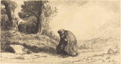 Vagabond egy sávon haladva Egy sávon haladó vagabond. alkotó: Alphonse Legros