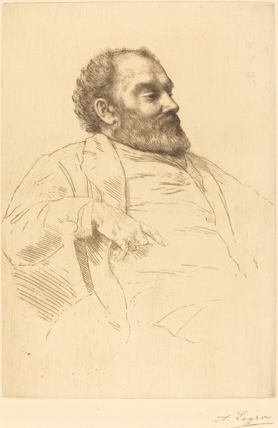 Val Prinsep, R.A. alkotó: Alphonse Legros