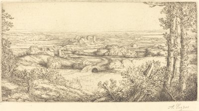Völgy Burgundiában alkotó: Alphonse Legros