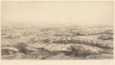 Völgy Burgundiában alkotó: Alphonse Legros