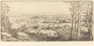 Völgy Burgundiában Egy völgy Burgundiában. alkotó: Alphonse Legros