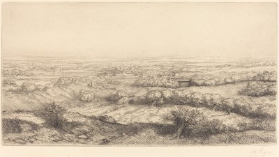 Völgy Burgundiában Egy völgy Burgundiában. alkotó: Alphonse Legros