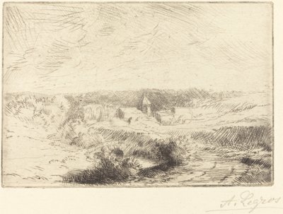 Wimille falu, Boulogne közelében Village de Wimille, pres Boulogne. alkotó: Alphonse Legros