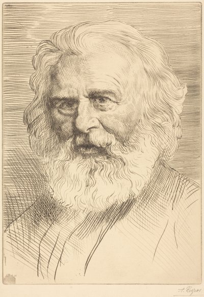 W.H. Longfellow, 1. metszet alkotó: Alphonse Legros
