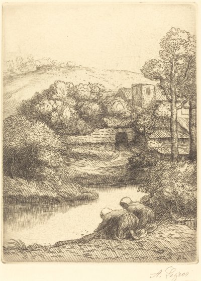 Mosóház, a "Mosónő" alkotó: Alphonse Legros