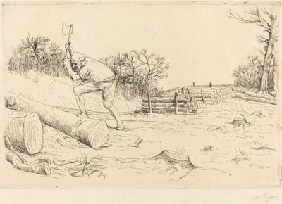 Favágó (A favágó) alkotó: Alphonse Legros