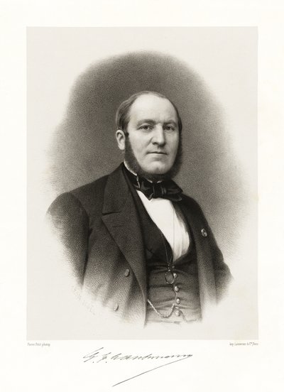 Georges Eugène Haussmann, 1865-66  alkotó: Alphonse Leon Noel