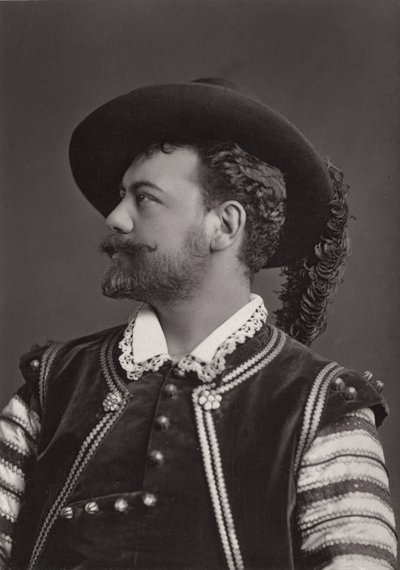 Victor Maurel (1848-1923) francia bariton portréja Mozart Don Giovanni szerepében – Alphonse Justin Liebert (1827-1914) fotója alkotó: Alphonse Liebert