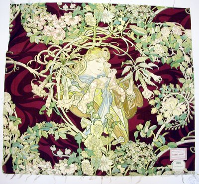 Panel "Femme à marguerite" (Nő Daisyvel) alkotó: Alphonse Marie Mucha