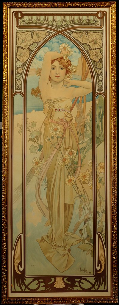 A napszakok: Daytime Dash alkotó: Alphonse Mucha