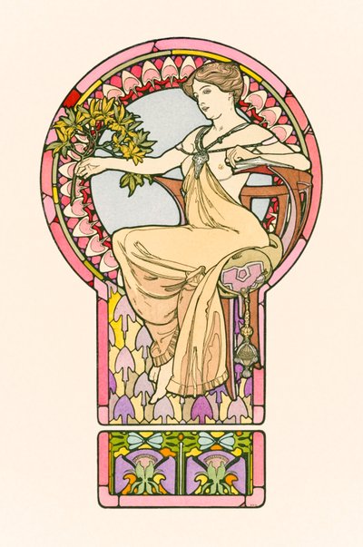 Untitled from Decorative Documents alkotó: Alphonse Marie Mucha