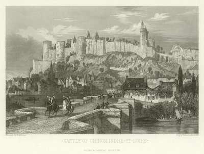 Chinon kastélya, Indre-et-Loire alkotó: Alphonse Marie de Neuville