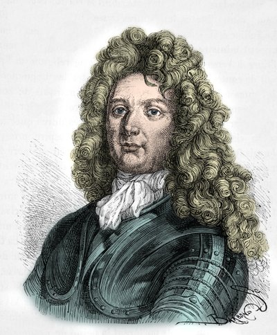 Sebastien Le Prestre, Marquis de Vauban portréja (metszet) alkotó: Alphonse Marie de Neuville