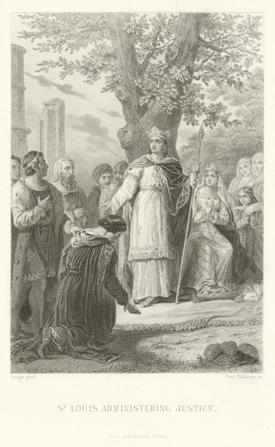 St Louis igazságszolgáltatása alkotó: Alphonse Marie de Neuville