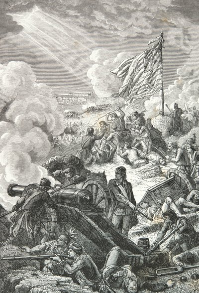 A bostoni Bunker Hill-i csata alkotó: Alphonse Marie de Neuville