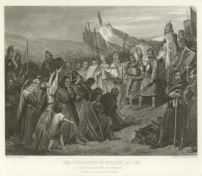 The Submission of Witikind, Kr.u. 785 alkotó: Alphonse Marie de Neuville