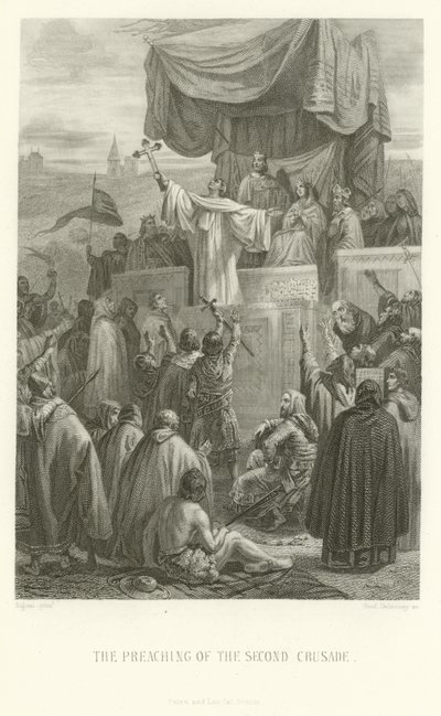 A második keresztes hadjárat prédikációja alkotó: Alphonse Marie de Neuville