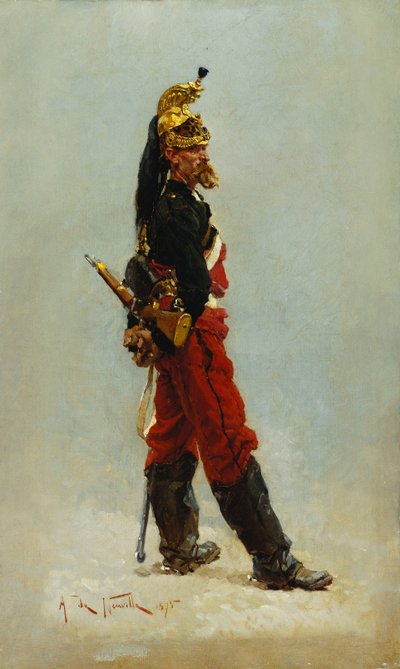 Egy sárkány, 1875 alkotó: Alphonse Marie de Neuville