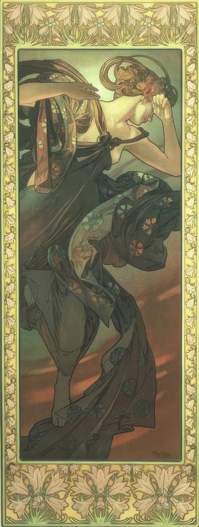 Az esti csillag alkotó: Alphonse Mucha