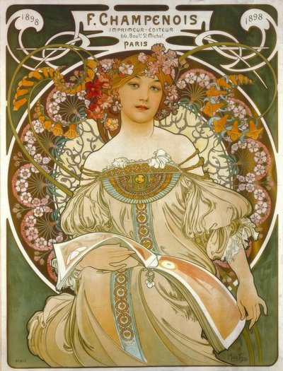 F. Champenois / Nyomtató - Kiadó (..) alkotó: Alphonse Mucha
