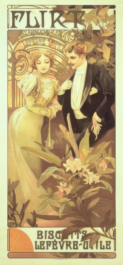 Flört alkotó: Alphonse Mucha