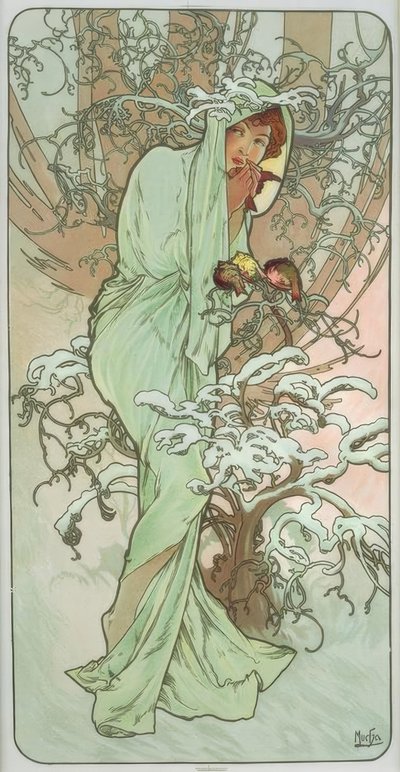 Téli alkotó: Alphonse Mucha
