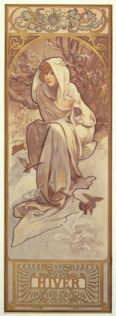 Téli alkotó: Alphonse Mucha