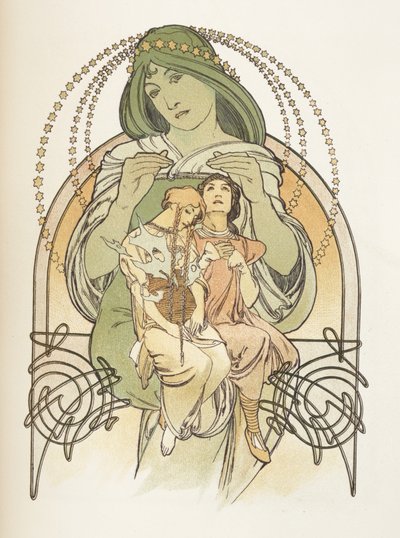 Illusztráció: Ilsee, Tripoli hercegnő, 1897 alkotó: Alphonse Mucha