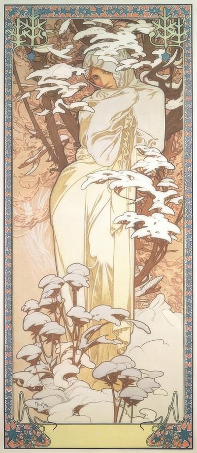 Téli alkotó: Alphonse Mucha