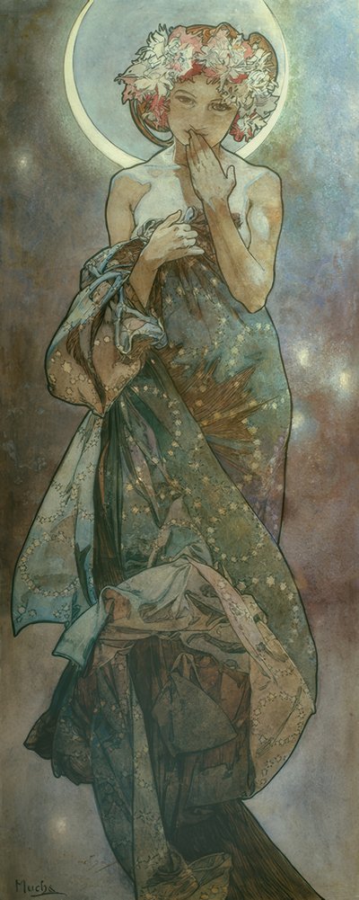 Holdfény alkotó: Alphonse Mucha