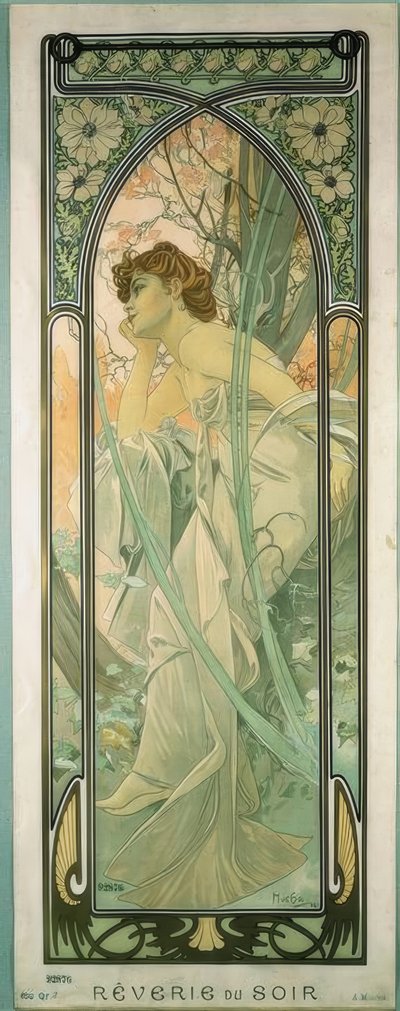 Esti álmodozás alkotó: Alphonse Mucha