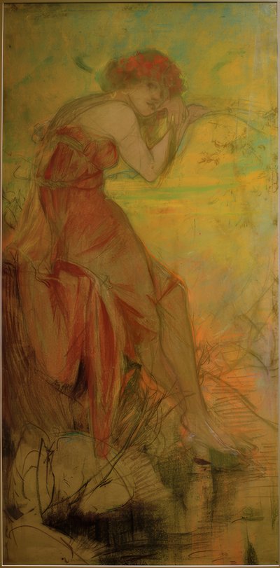 nyár alkotó: Alphonse Mucha