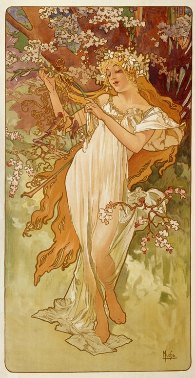 1896 tavasza. alkotó: Alphonse Mucha