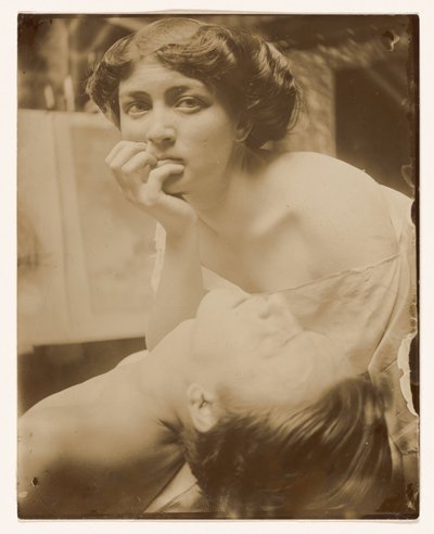 Tanulmány dekoratív panelhez, 1908 (zselatin ezüst nyomat) alkotó: Alphonse Mucha